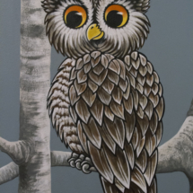 The owl detail.